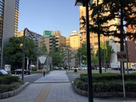 店前風景 御堂筋