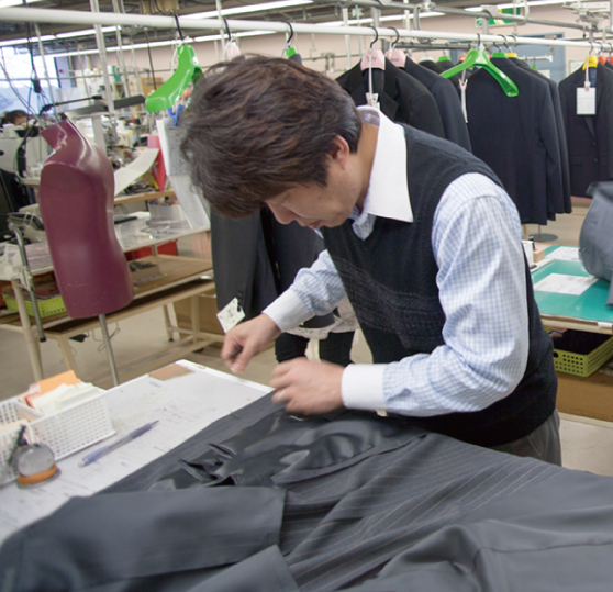 国内縫製三つ星認定工場の最高品質